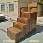 تولید کننده انواع منبرهای تمام چوب
