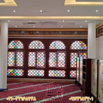 پنجره گره چینی با طلق رنگی