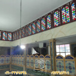 پنجره گره چینی با طلق رنگی