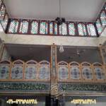 پنجره گره چینی با طلق رنگی