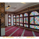 پنجره گره چینی با طلق رنگی